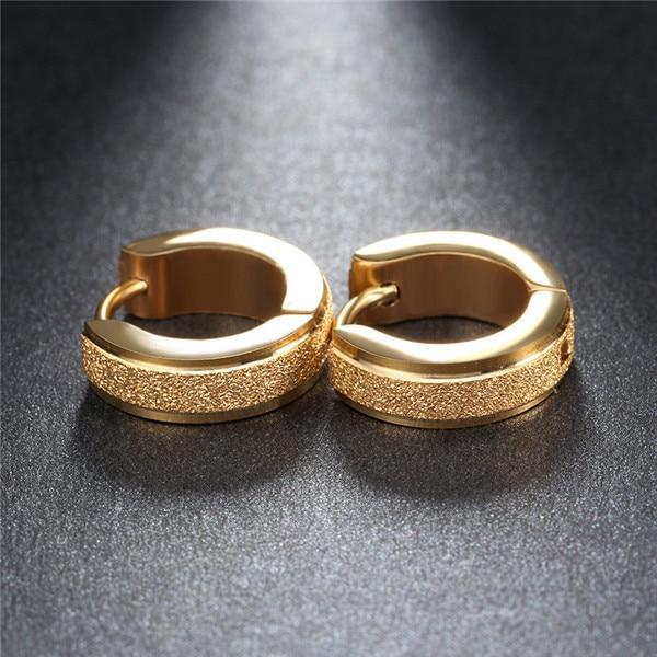 Stainless Steel Small Hoop Earrings Hoop Earrings ZORCVENS Official Store 60808