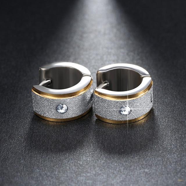 Stainless Steel Small Hoop Earrings Hoop Earrings ZORCVENS Official Store 60813