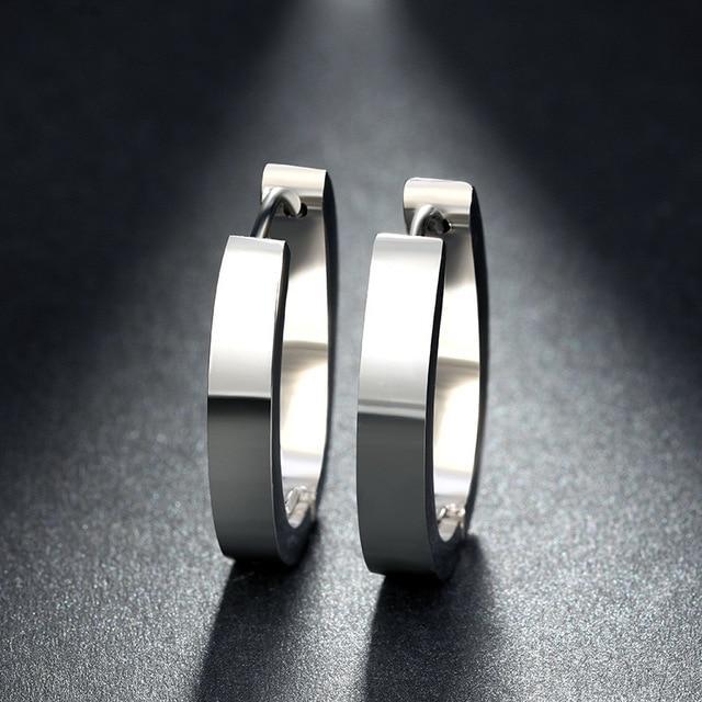 Stainless Steel Small Hoop Earrings Hoop Earrings ZORCVENS Official Store 60821
