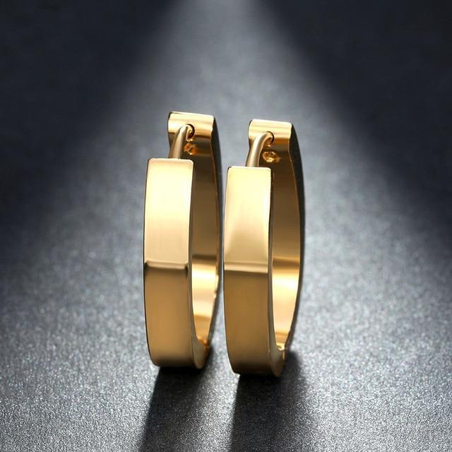 Stainless Steel Small Hoop Earrings Hoop Earrings ZORCVENS Official Store 60822