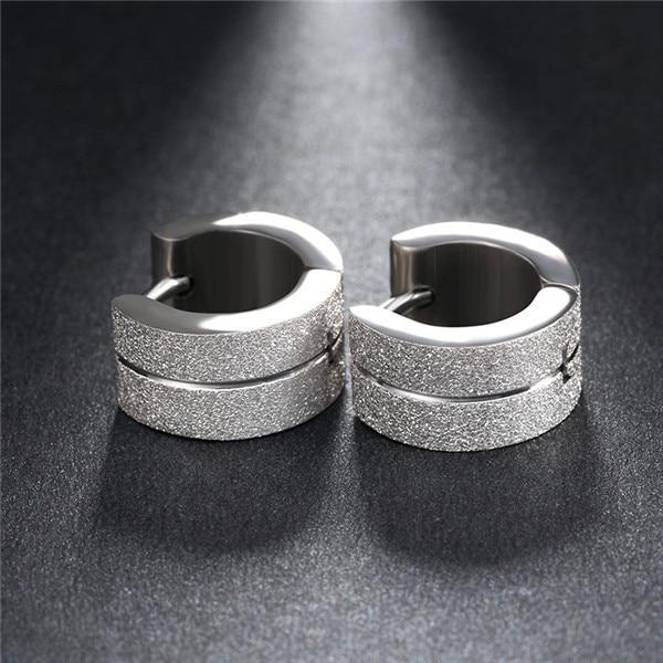 Stainless Steel Small Hoop Earrings Hoop Earrings ZORCVENS Official Store 60824