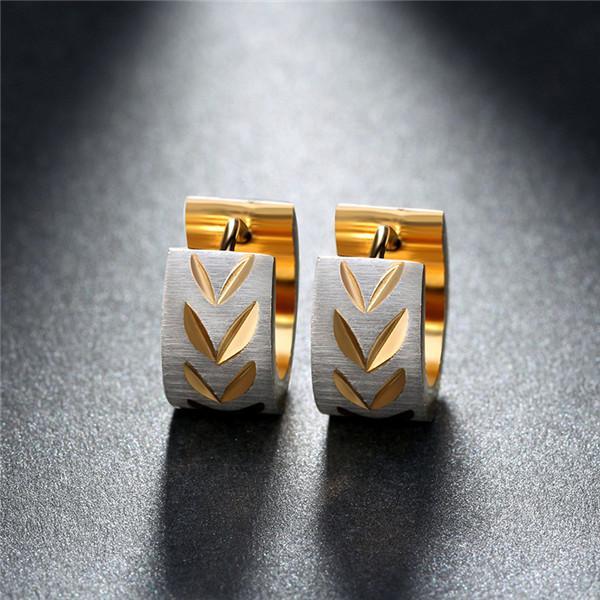 Stainless Steel Small Hoop Earrings Hoop Earrings ZORCVENS Official Store 60825