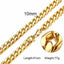 Stainless Steel Solid Necklace Chain Necklaces Meaeguet speciality store NC-166-60G picture 8