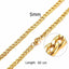 Stainless Steel Solid Necklace Chain Necklaces Meaeguet speciality store NC163-50G picture 12