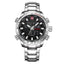 Stainless Waterproof Military Sports Watch Quartz Watches 77 Watch Store silver white
