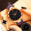 Starry Sky Multicolor Leather Fashion Bracelet Watch For Women Women's Watches Joom Store Purple