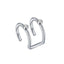 Steel Earrings Fake Piercing Body Jewelry Body Jewelry SWANJO Jewelry Store Style 3 Silver