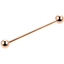 Steel Industrial Bar Tongue Piercing Jewelry Body Jewelry SWANJO Piercing Store Rose Gold