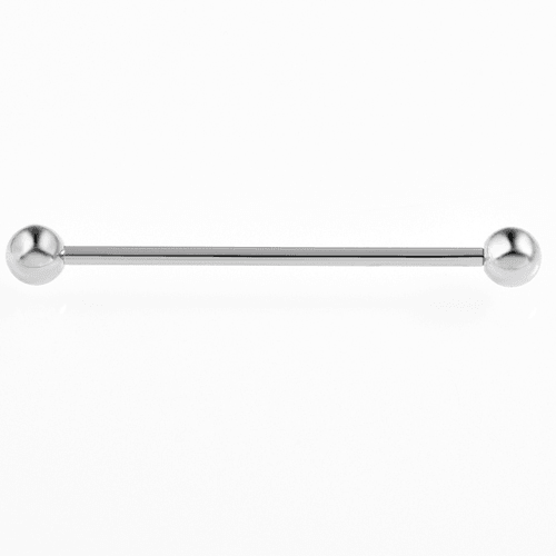 Steel Industrial Bar Tongue Piercing Jewelry Body Jewelry SWANJO Piercing Store Silver