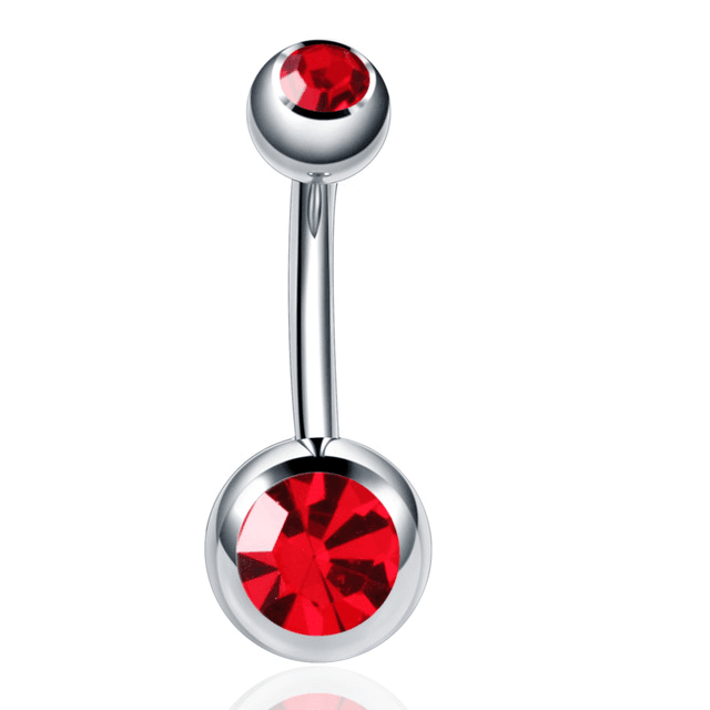 Steel Navel Piercing Dangle Body Jewelry Body Jewelry SWANJO Jewelry Store Lightsiam 14G 1.6x10x5x8mm