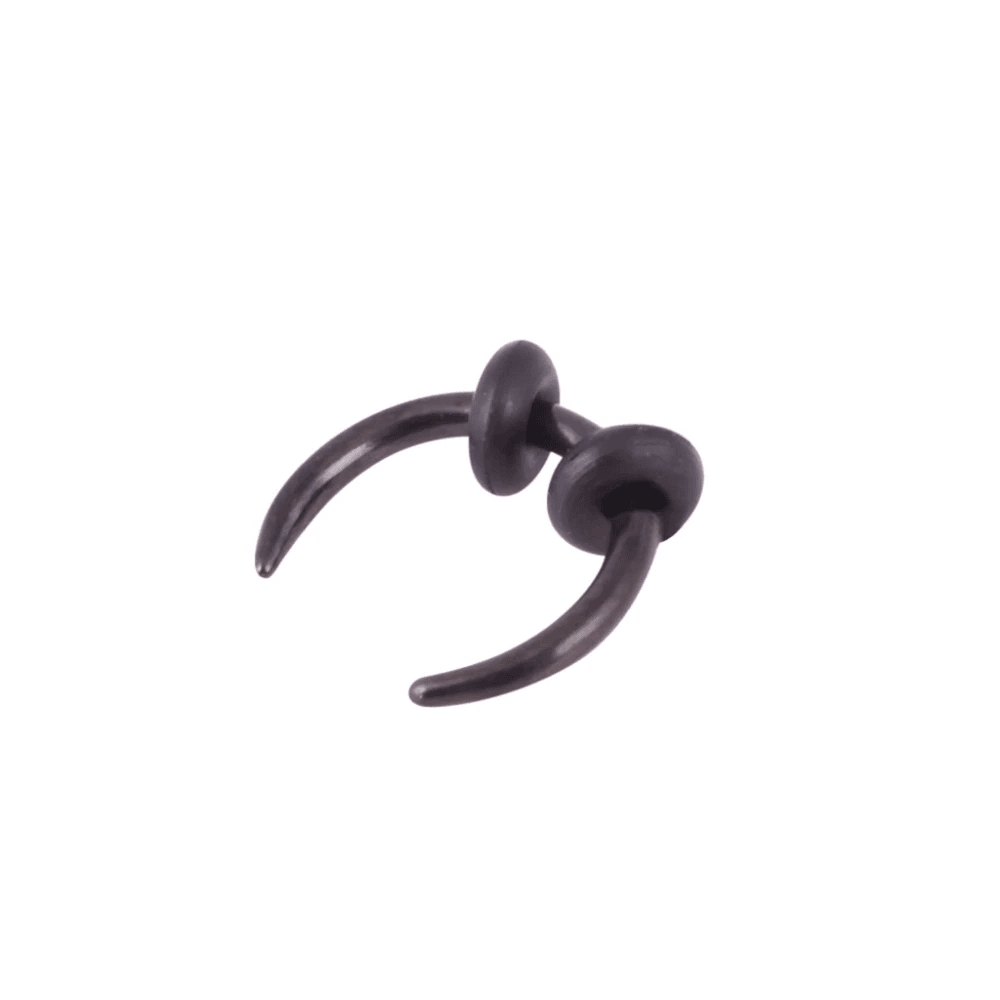Steel Septum Nose Horseshoe Jewelry Body Jewelry SWANJO Piercing Store 16G x 8mm Black