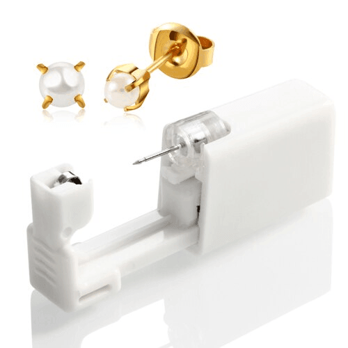 Sterile Disposable Ear Piercing Unit for Body Jewelry Body Jewelry SWANJO Jewelry Store 8G Gold Pearl