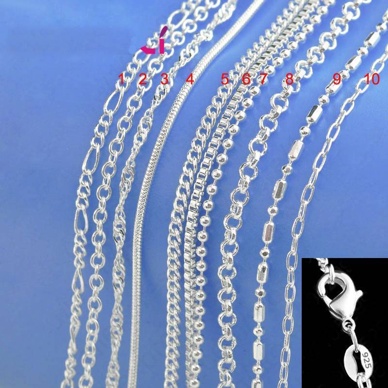 Sterling Silver Chain Necklace Chain Necklaces Silver925 Store