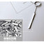 Sterling Silver Circle Strip Long Necklace Chain Necklaces anenjery Official Store