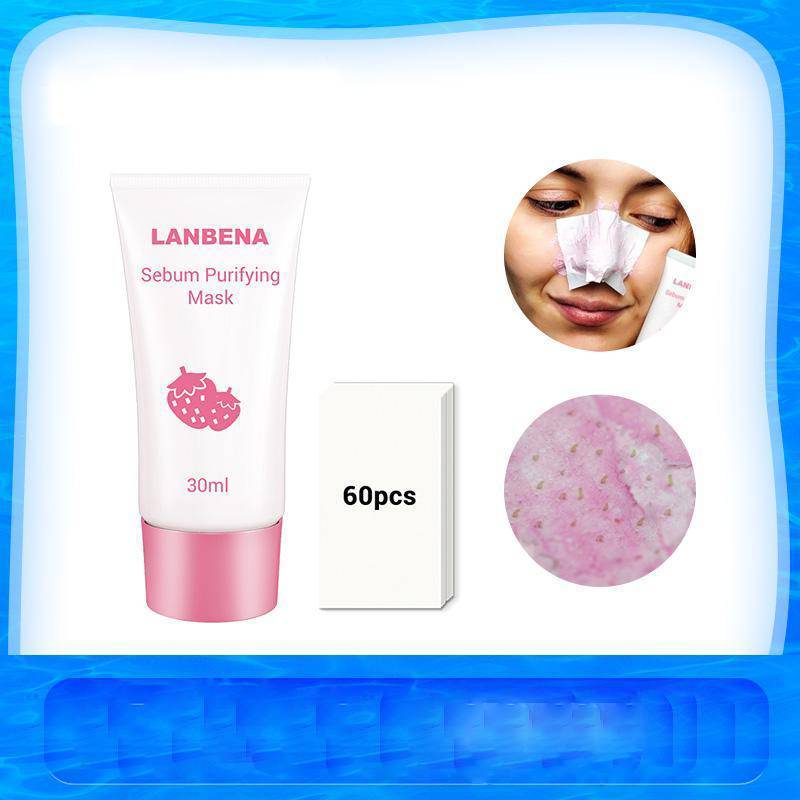 Strawberry Extract Blackhead Remover Treatments & Masks LANBENA Official Store