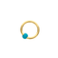 Surgical Steel Helix Nose Ring Jewelry Body Jewelry Alizone Jewelry Store Gold-6mm