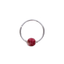 Surgical Steel Helix Nose Ring Jewelry Body Jewelry Alizone Jewelry Store Pink-8mm