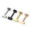 Surgical Steel Labret Ear Piercing Body Jewelry Body Jewelry Trend Wind Store Rectangle Gold