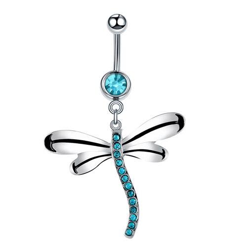 Surgical Steel Navel Piercings Body Jewelry Body Jewelry SWANJO Jewelry Store A0403 14G 1.6x10x5mm