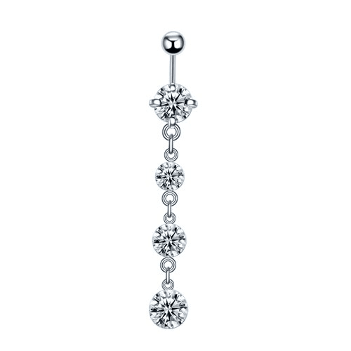 Surgical Steel Navel Piercings Body Jewelry Body Jewelry SWANJO Jewelry Store A0415 14G 1.6x10x5mm
