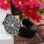 Susenstone Leather Quartz Analog Wristwatch Women's Watches YAZOLE Store