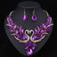 Swan Pendant Blue Crystal Bridal Jewelry Sets For Women Bridal Jewelry Sets Carol Jewelry