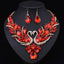 Swan Pendant Blue Crystal Bridal Jewelry Sets For Women Bridal Jewelry Sets Carol Jewelry