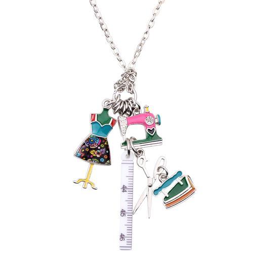 Tailor Bonsny Statement Necklace Pendant Necklaces Bonsny Official Store Multicolor