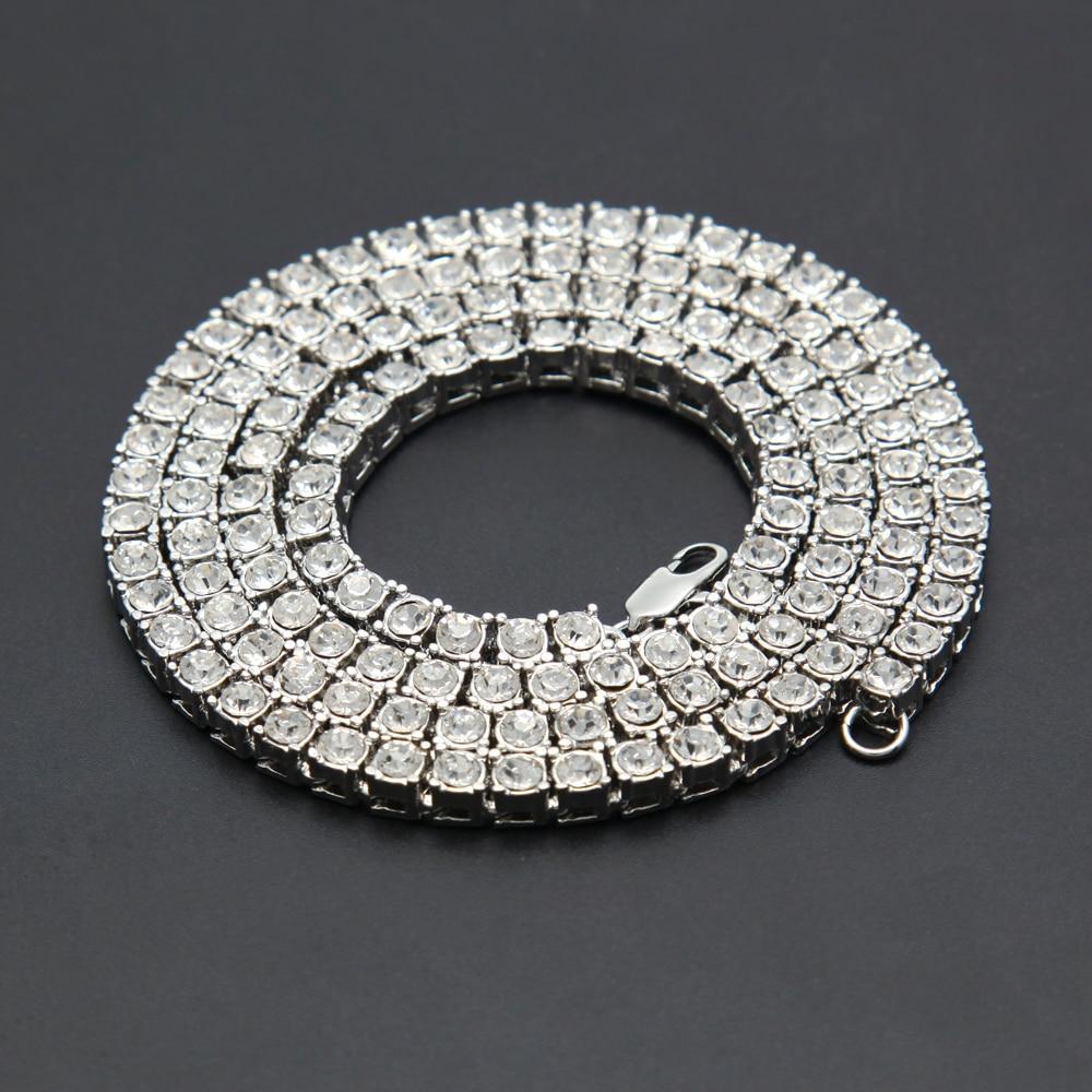 Tennis Chains Iced Out Necklace Chain Necklaces JIE HIPHOP COLLECT Store