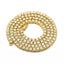 Tennis Chains Iced Out Necklace Chain Necklaces JIE HIPHOP COLLECT Store gold 20inch