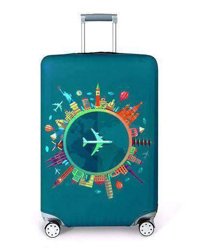 Thicker Suitcase & Travel Bag Protective Cover Luggage Case Travel Accessories JULY'S SONG Official Store A S