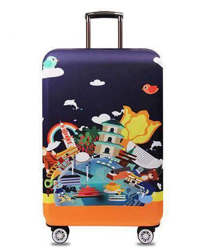 Thicker Suitcase & Travel Bag Protective Cover Luggage Case Travel Accessories JULY'S SONG Official Store S S