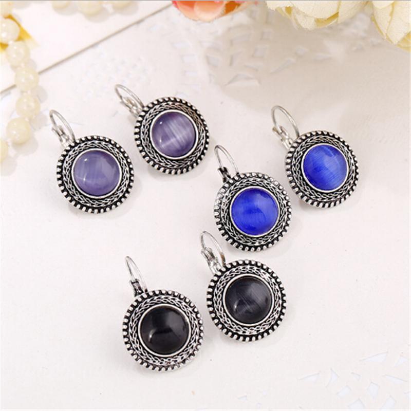 Tibetan Big Drop Earrings Drop Earrings ZOSHI Official Store