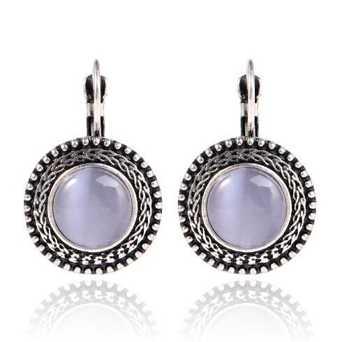 Tibetan Big Drop Earrings Drop Earrings ZOSHI Official Store H13381