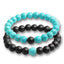 Tiger Eye and Natural Lava Stone Strand Bracelet For Unisex Use Strand Bracelets Princess jewelrys Store