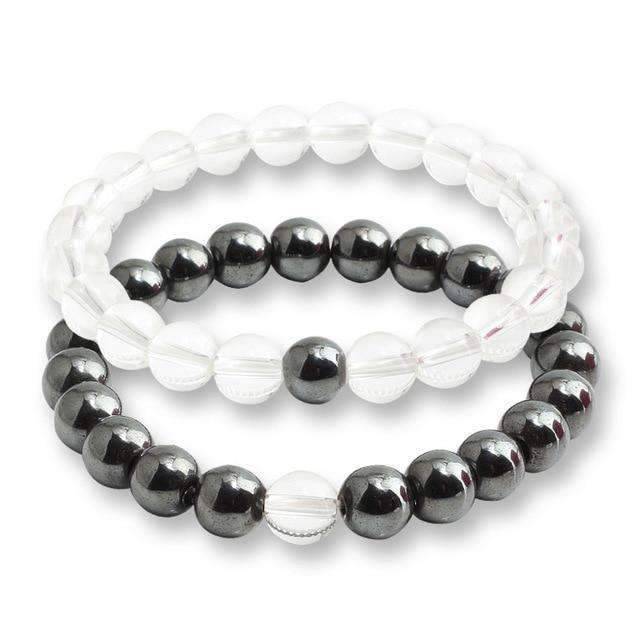 Tiger Eye and Natural Lava Stone Strand Bracelet For Unisex Use Strand Bracelets Princess jewelrys Store Silver Black