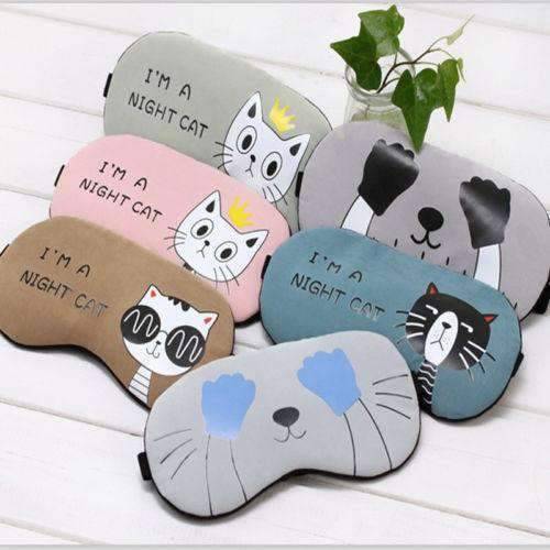 Travel Shade Relax Sleeping Soft Padded Eye Mask Skin Care Products Face Skin Care Tools Ubeauty cute Store A
