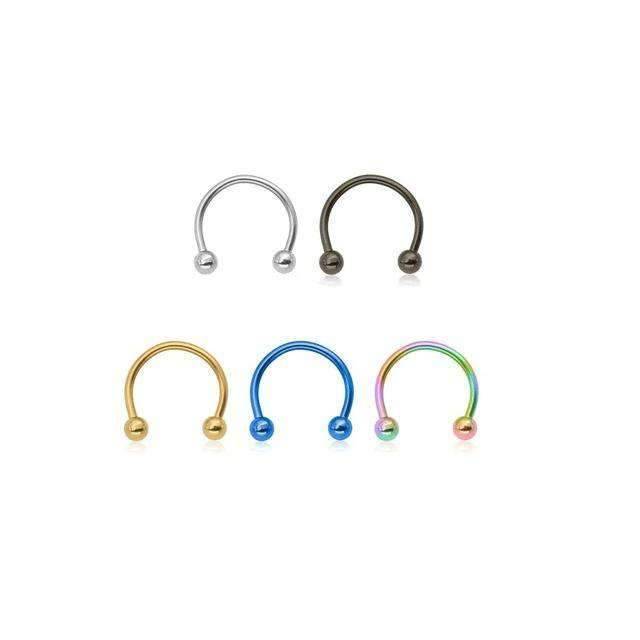 Trendy Horseshoe Septum Body Piercing Jewelry Rings Hoop for Women Body Jewelry Original Dream Fashion Jewelry 11 6mm