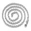 Twisted Rope Silver Chain Necklace Chain Necklaces SUMENG Store