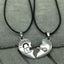 Two Pieces Heart Paired Necklace Pendant Necklaces THZY Store