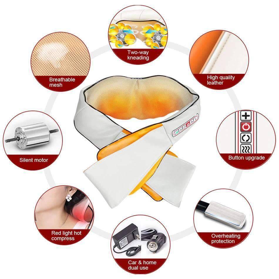 U Shape Infrared Neck Waist Shoulder Back Massage Tools Massage & Relaxation Beurha Store