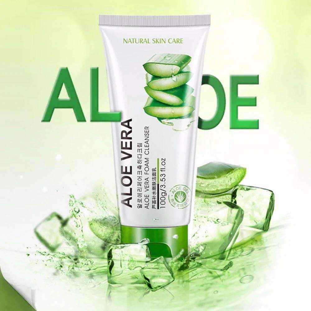 Unisex Aloe Vera Gel Anti Wrinkle Face Wash Cream Skin Cleanser Cleansers VV Beautiful Girl Store