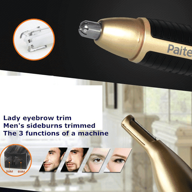 Unisex Eyebrow Face Hair Nose And Ear Trimmer Clipped Razor Nose & Ear Trimmer PuMeiTrading Company Ltd. Store
