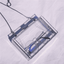 Versatile Acrylic Transparent Chain Box Clutch Bag for Women Clutches Gnirue Store Silvery Transparent