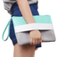 Versatile Candy Color Patchwork Leather Clutch Bag for Women Clutches DBFashion Store WHITE (30cm<Max Length<50cm)
