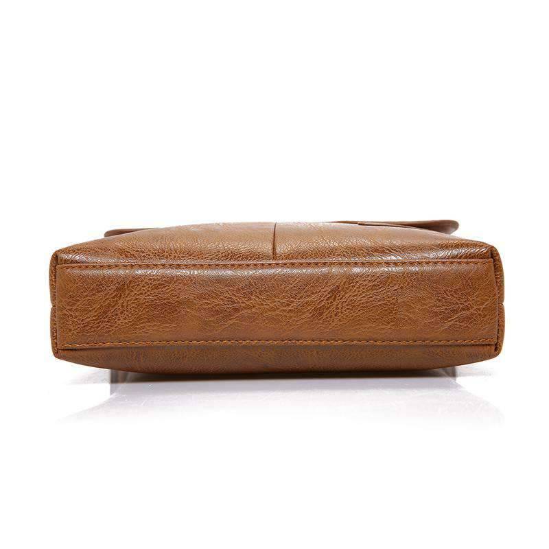 Versatile Casual Leather Single Strap Crossbody bag for Men Crossbody Bags jeep buluo Qriginal Store