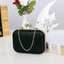 Versatile Chain Shoulder Leather Clutch Bag for Women Clutches Ant book Store clip black