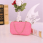 Versatile Chain Shoulder Leather Clutch Bag for Women Clutches Ant book Store pink