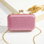 Versatile Chain Shoulder Leather Clutch Bag for Women Clutches Ant book Store pink large