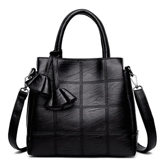 Versatile High Quality Luxury Leather Shoulder Bag for Women Shoulder Bags VANDERWAH BAISE Store BLACK